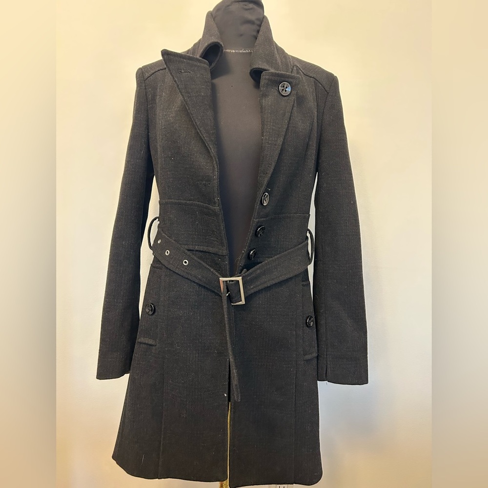 Maeva Italia Black Coat Size 42